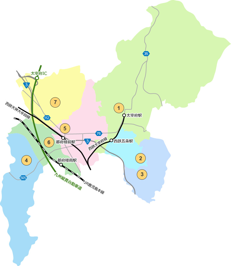 小学校の一覧地図