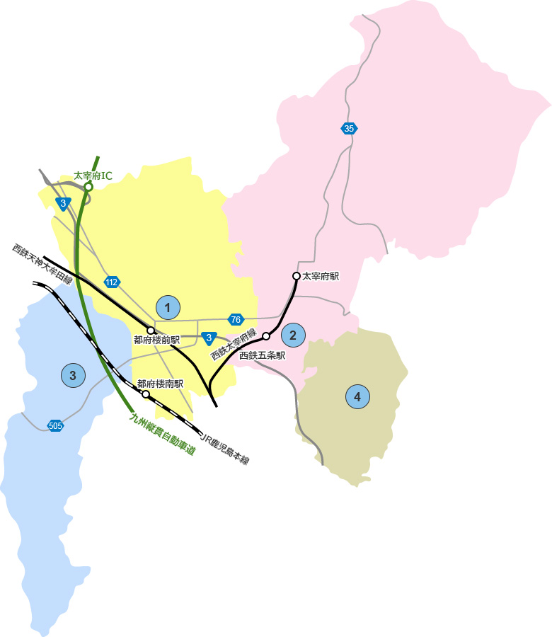 中学校の一覧地図
