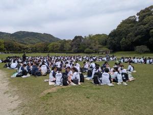 昼食の様子