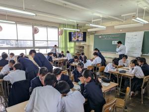 1年生授業参観の様子