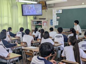 交通安全教室の様子(教室)